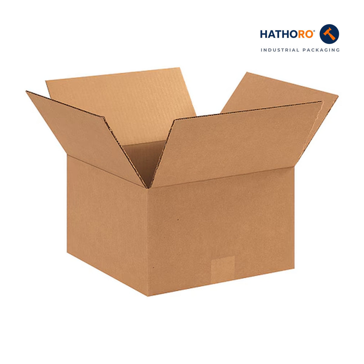 Hathoro 12 x 12 x 7 inch corrugated shipping box