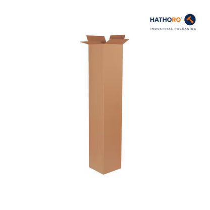 Hathoro 12 x 12 x 72 inch corrugated shipping box