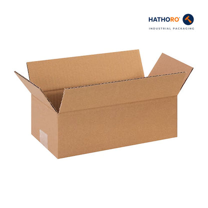 Hathoro 12 x 6 x 4 inch corrugated shipping box