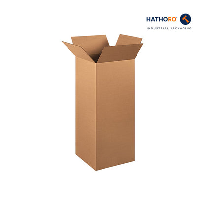 Hathoro 12 x 12 x 30 inch corrugated shipping box