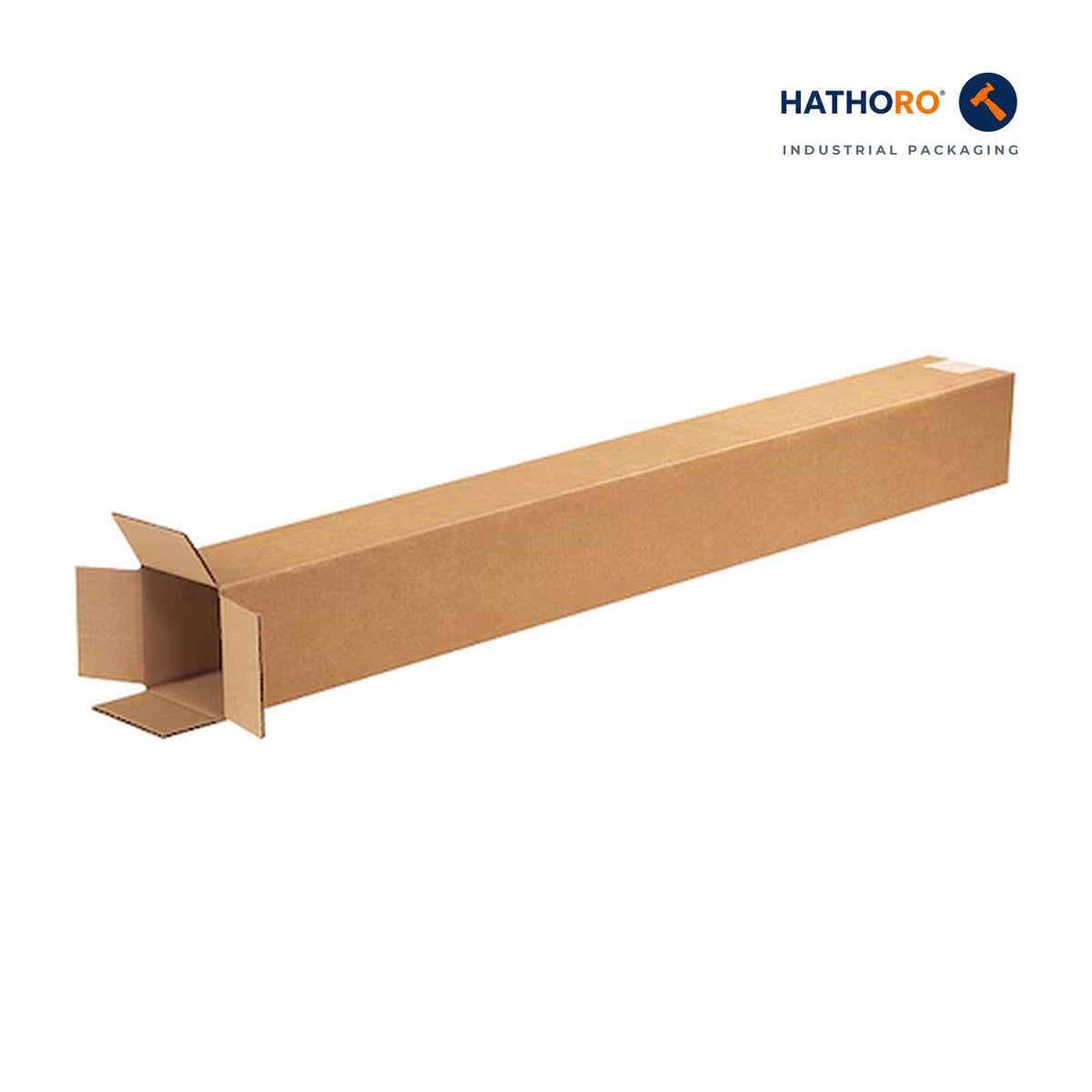 Hathoro 5 x 5 x 36 inch corrugated shipping box