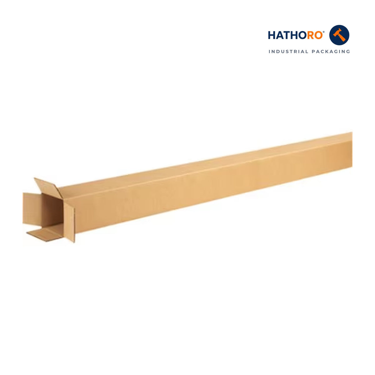 Hathoro 4 x 4 x 72 inch corrugated shipping box