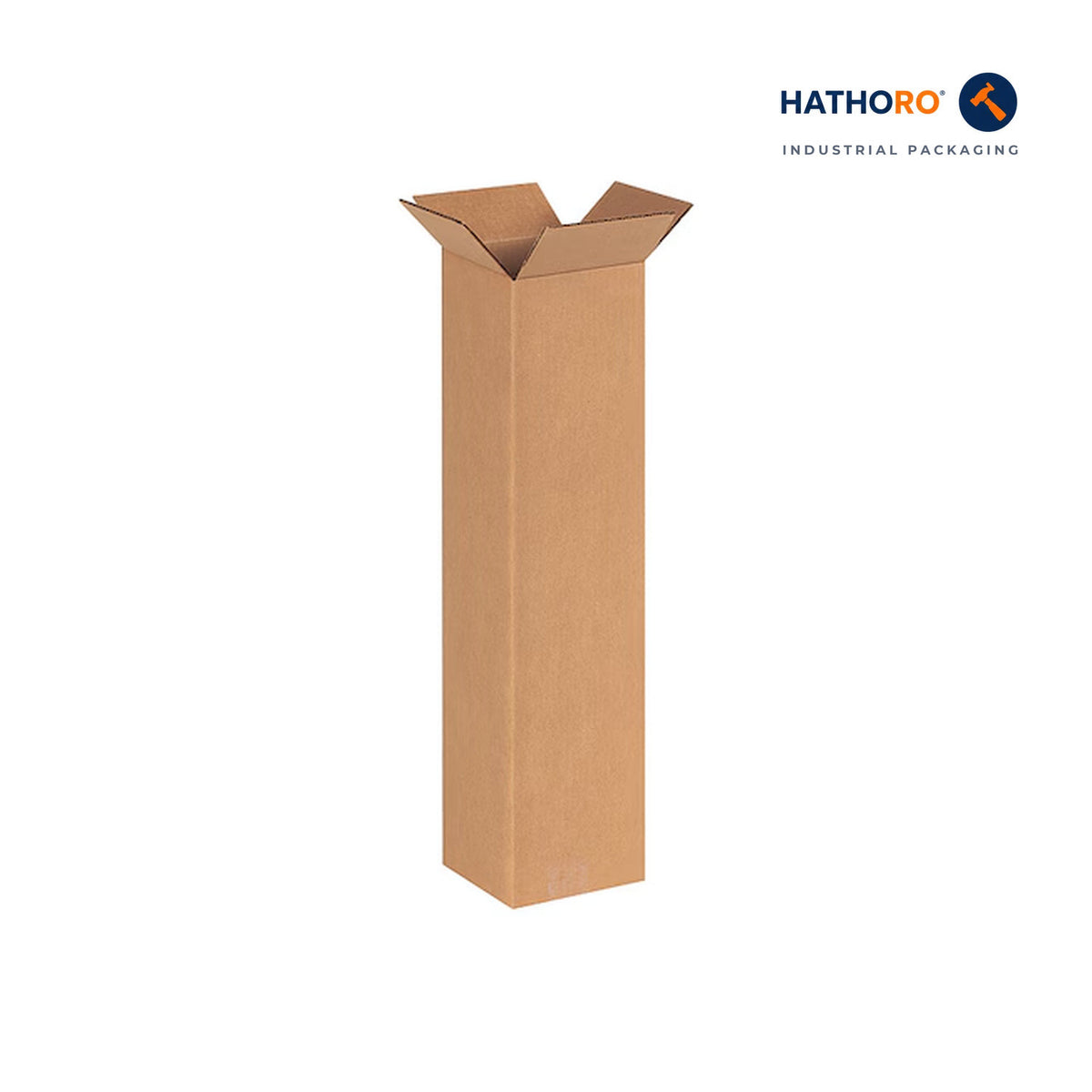 Hathoro 6 x 6 x 24 inch corrugated shipping box