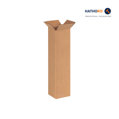 Hathoro 6 x 6 x 24 inch corrugated shipping box