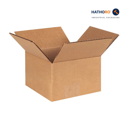 Hathoro 5 x 5 x 3 inch corrugated shipping box