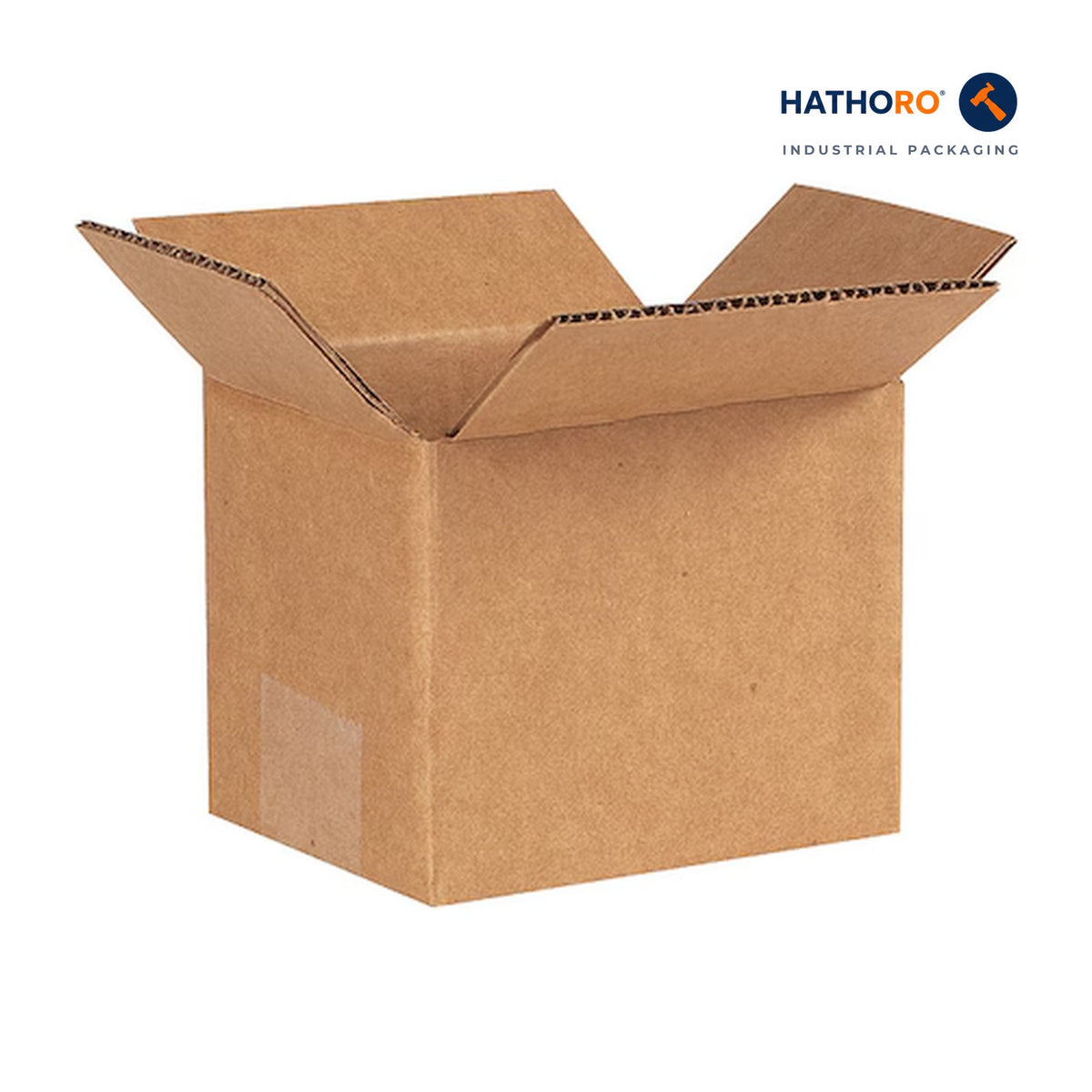 Hathoro 5 x 4 x 4 inch corrugated shipping box