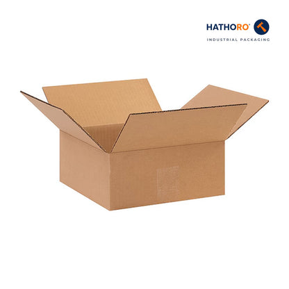 Hathoro 6 x 6 x 2 inch corrugated shipping box