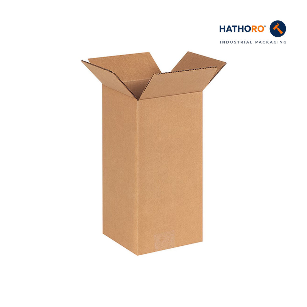 Hathoro 6 x 6 x 12 inch corrugated shipping box