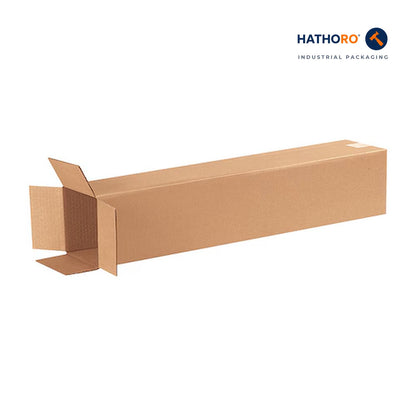 Hathoro 6 x 6 x 30 inch corrugated shipping box