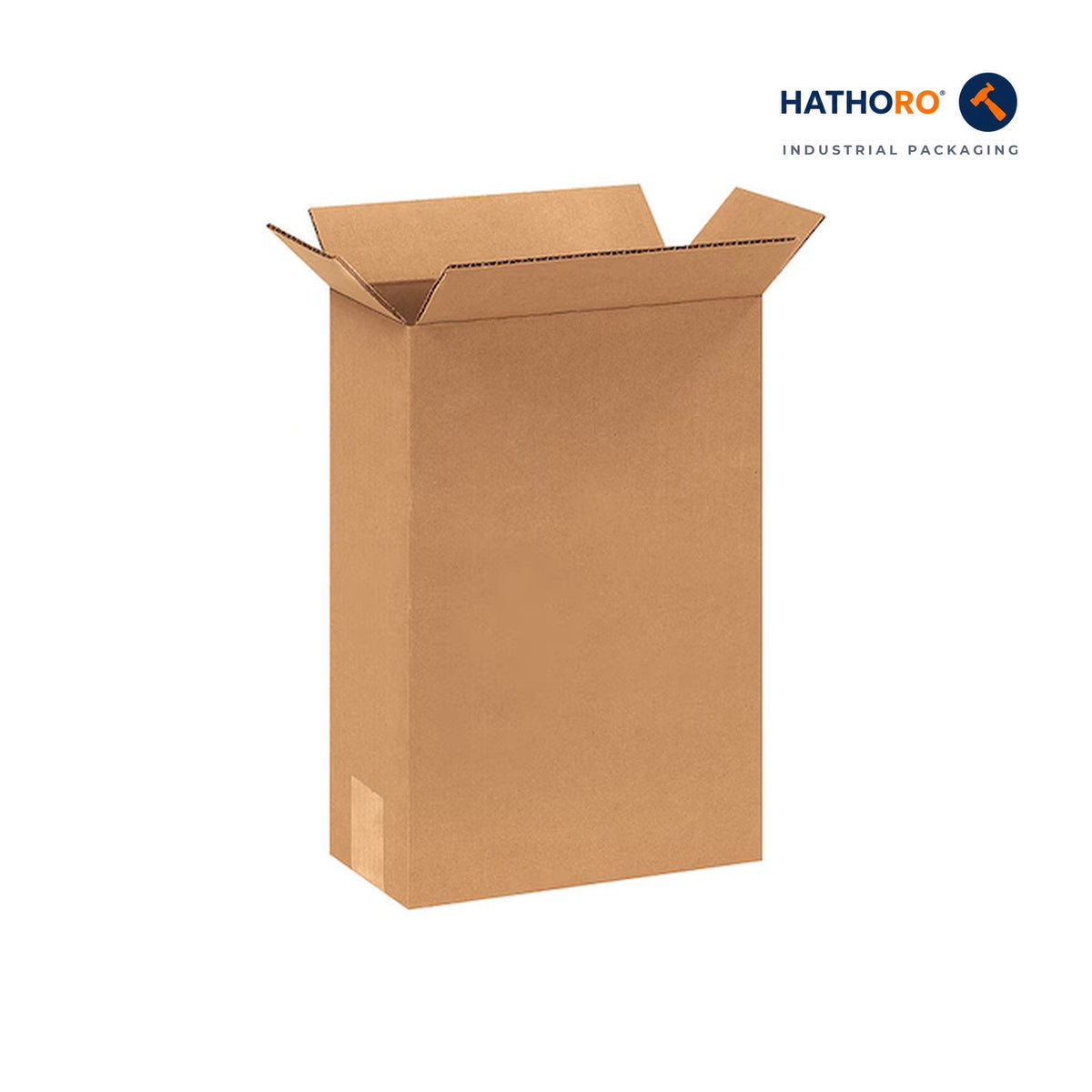 Hathoro 8 x 4 x 12 inch corrugated shipping box
