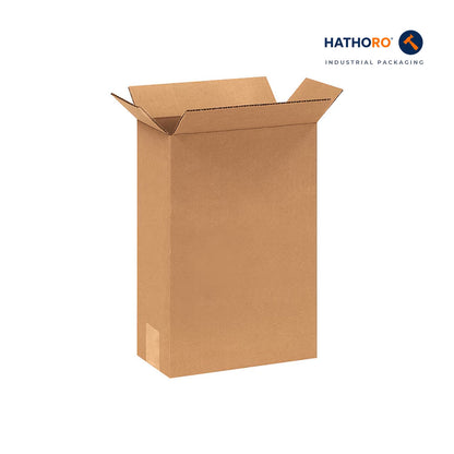Hathoro 8 x 4 x 12 inch corrugated shipping box