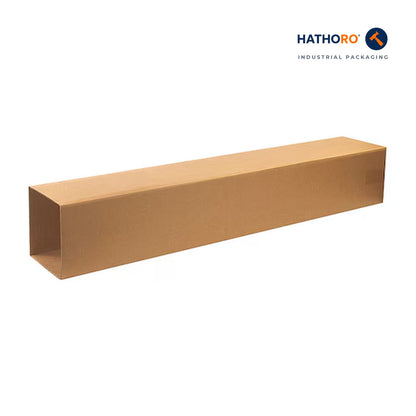 Hathoro 8-1/2 x 8-1/2 x 48 inch corrugated shipping box