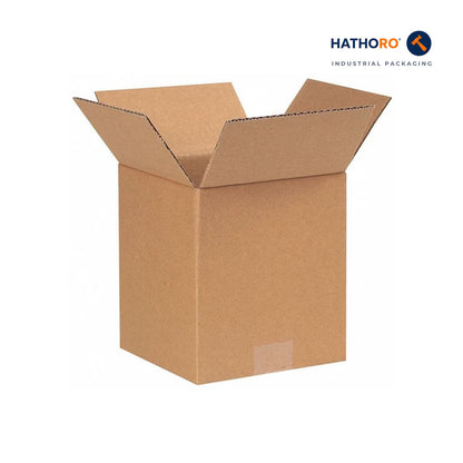Hathoro 6 x 6 x 7 inch corrugated shipping box