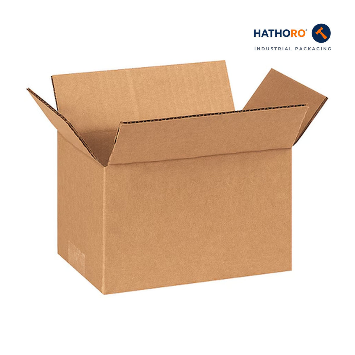 Hathoro 8 x 5 x 4 inch corrugated shipping box