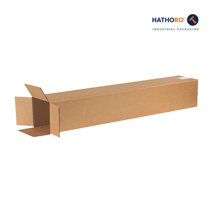 Hathoro 6 x 6 x 40 inch corrugated shipping box