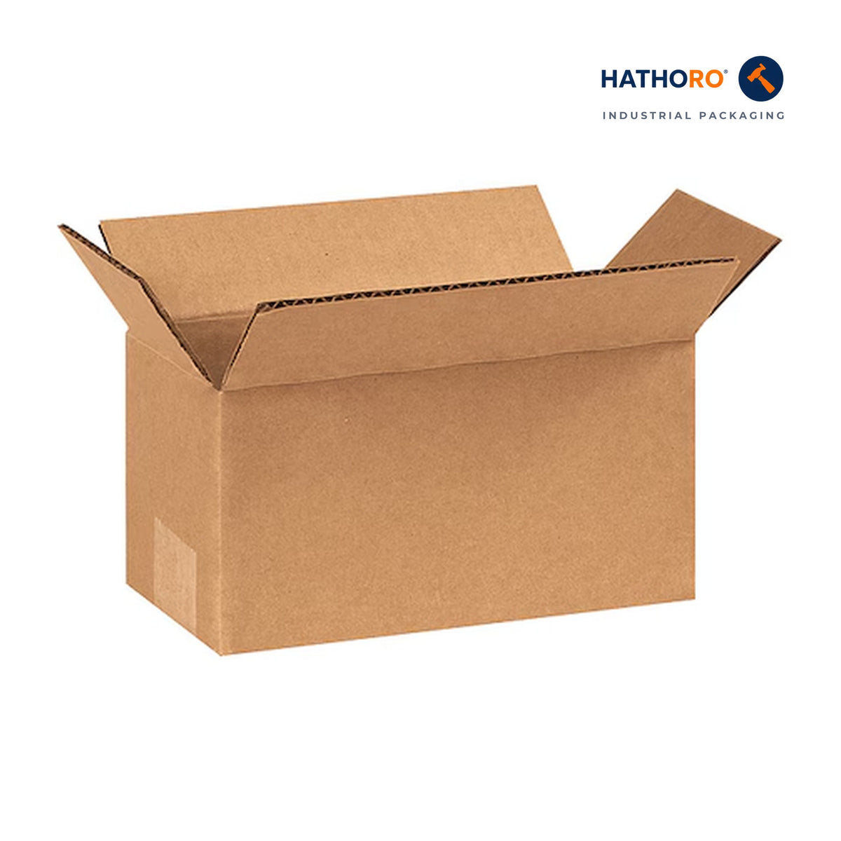 Hathoro 8 x 4 x 4 inch corrugated shipping box