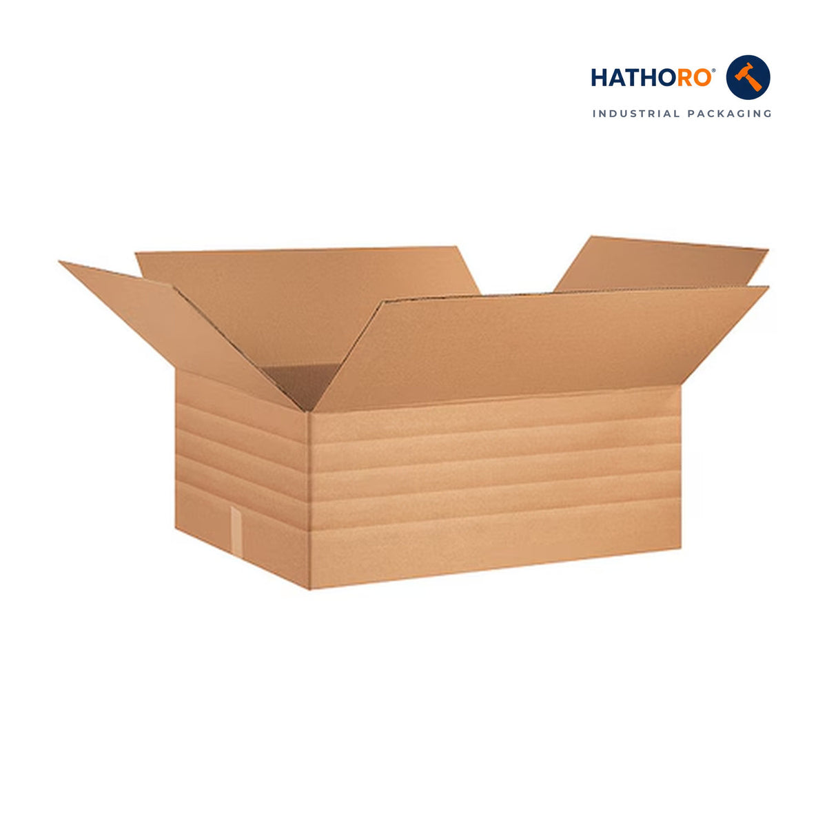Hathoro 30 x 24 x 12 inch multi-depth corrugated shipping box