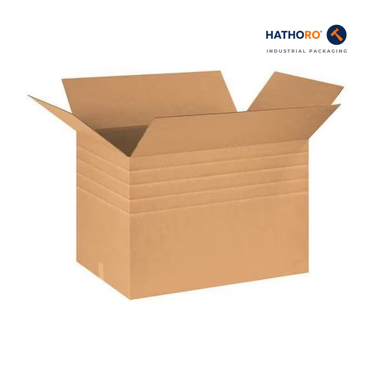 Hathoro 30 x 20 x 20 inch multi-depth corrugated shipping box