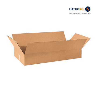 Hathoro 30 x 12 x 4 inch corrugated shipping box