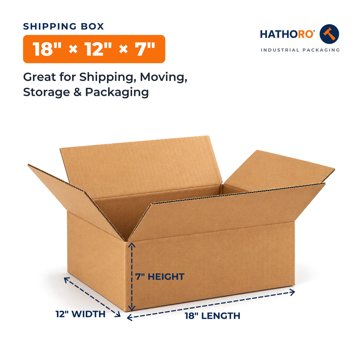18 x 12 x 7 inch shipping box dimensions