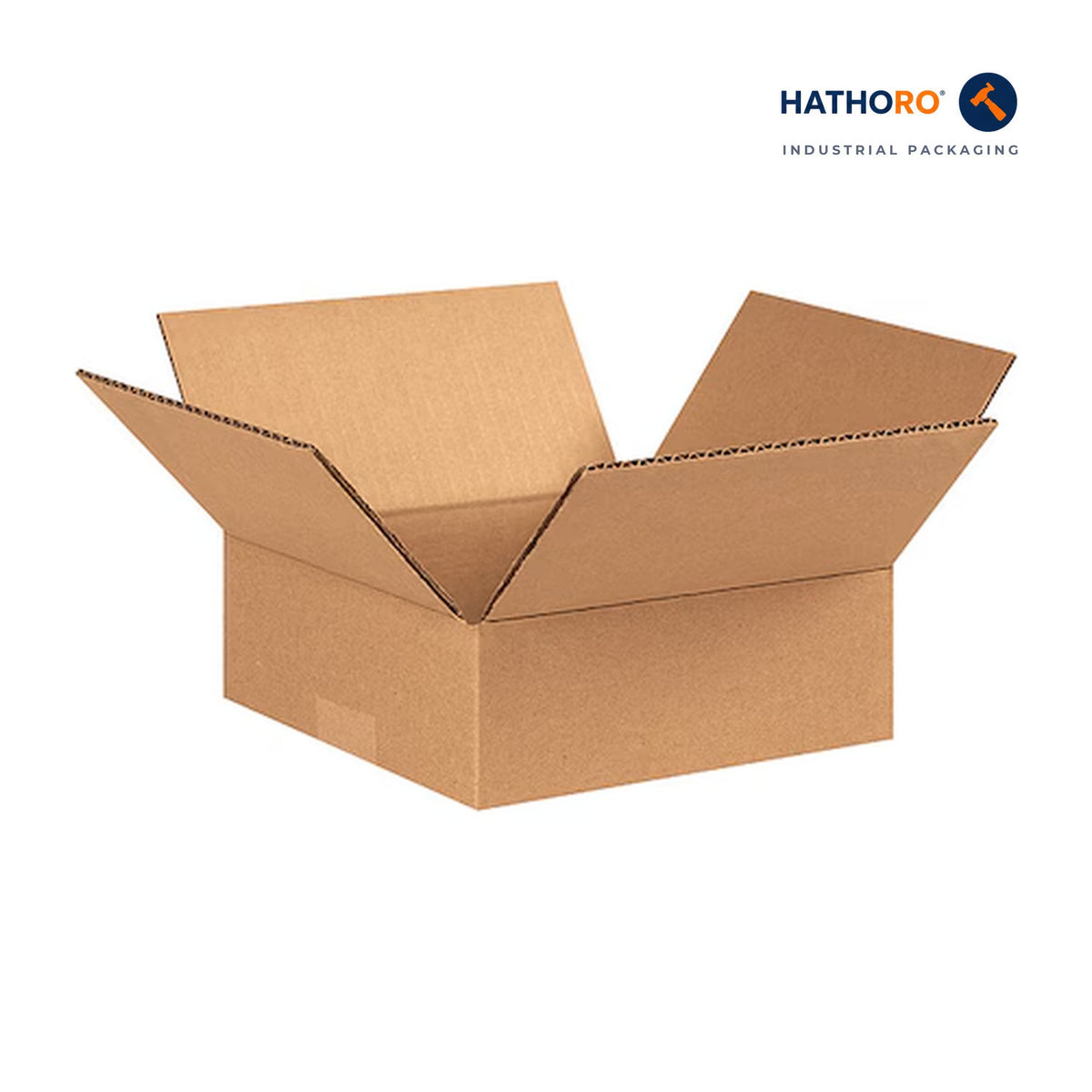 Hathoro 8 x 8 x 2 inch corrugated shipping box