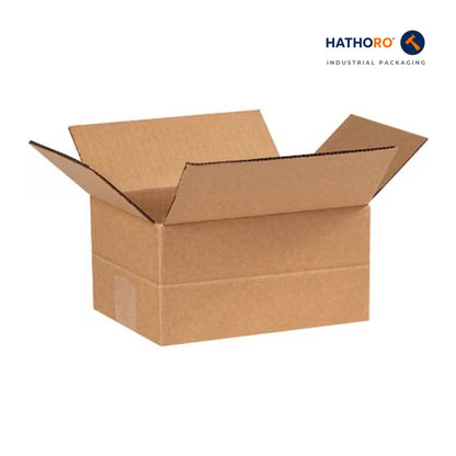 Hathoro 8 x 6 x 4 inch multi-depth corrugated shipping box
