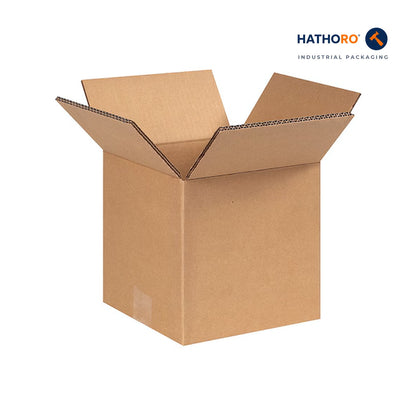 Hathoro 8 x 8 x 8 inch corrugated shipping box