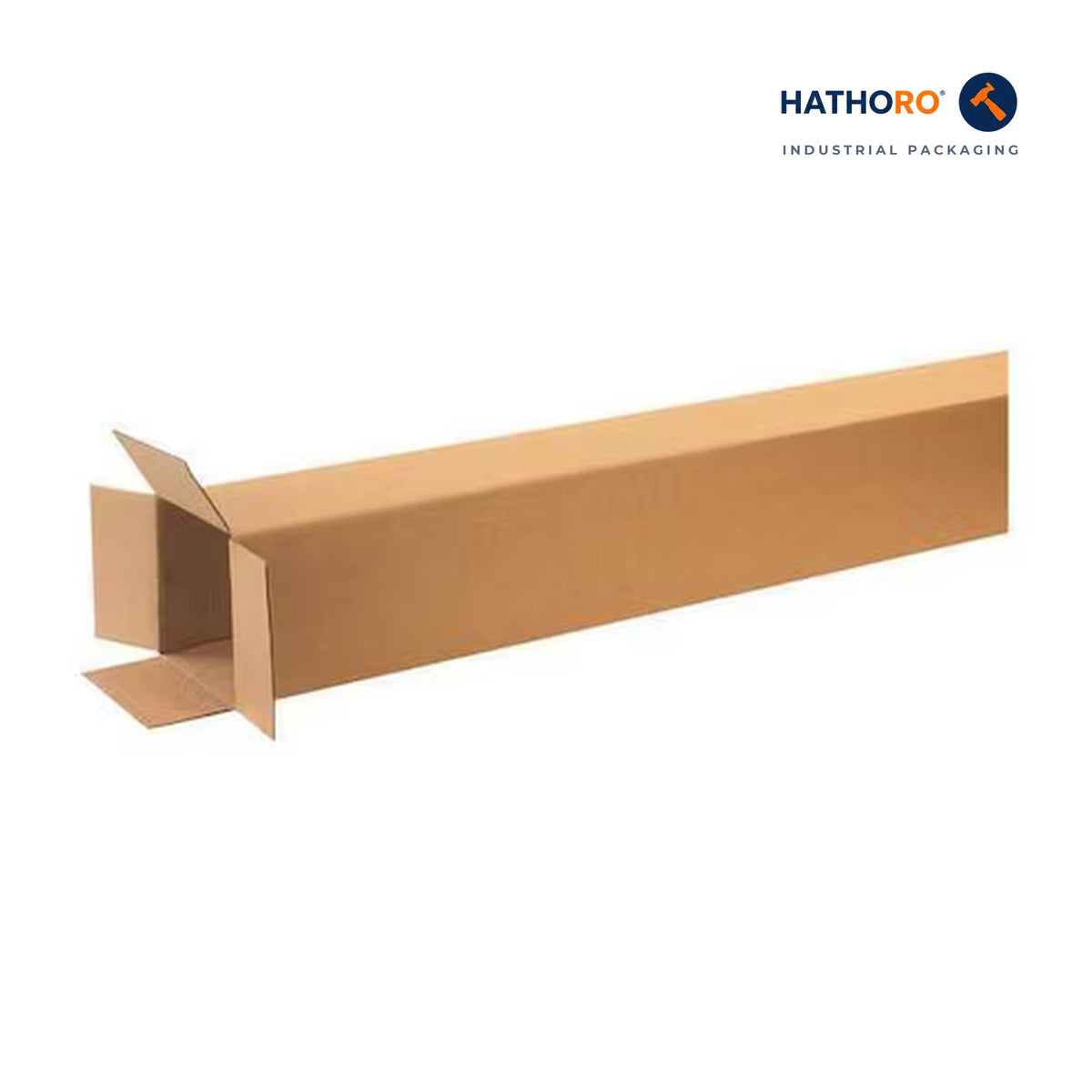 Hathoro 8 x 8 x 60 inch corrugated shipping box