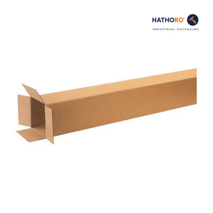 Hathoro 8 x 8 x 60 inch corrugated shipping box