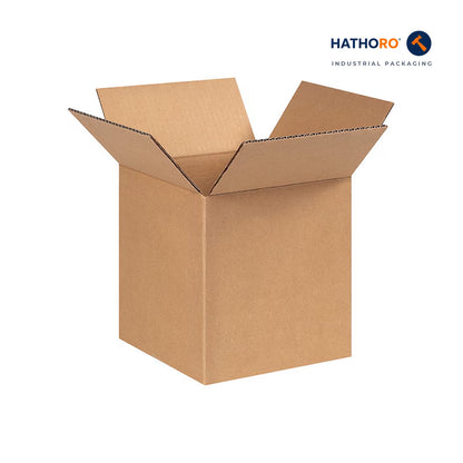 Hathoro 8 x 8 x 9 inch corrugated shipping box