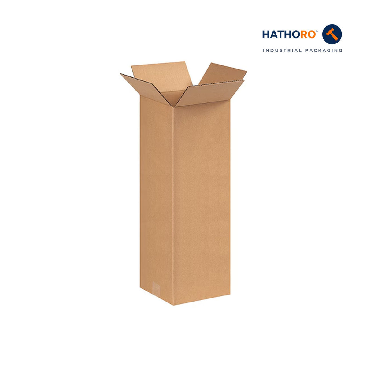 Hathoro 8 x 8 x 20 inch corrugated shipping box