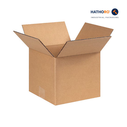 Hathoro 8 x 8 x 7 inch corrugated shipping box