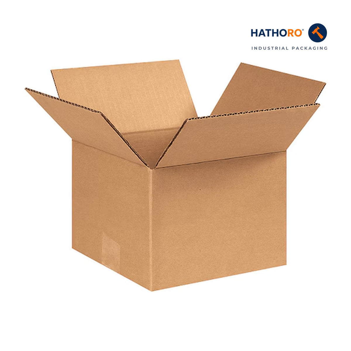 Hathoro 8 x 8 x 6 inch corrugated shipping box