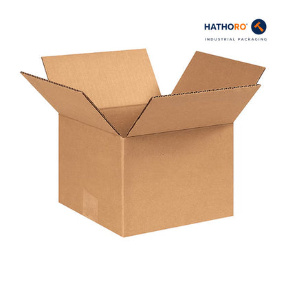 Hathoro 8 x 8 x 6 inch corrugated shipping box