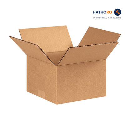 Hathoro 8 x 8 x 5 inch corrugated shipping box