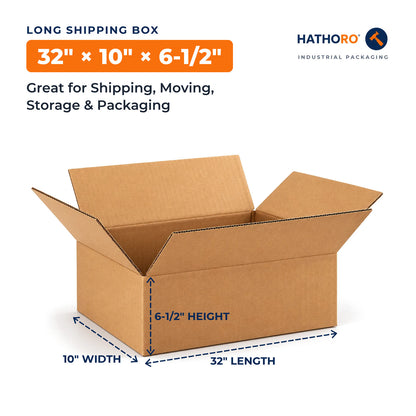 32 x 10 x 6-1/2 inch shipping box dimensions