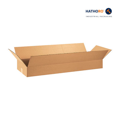Hathoro 36 x 12 x 4 inch corrugated shipping box