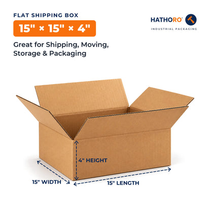 15 x 15 x 4 inch shipping box dimensions
