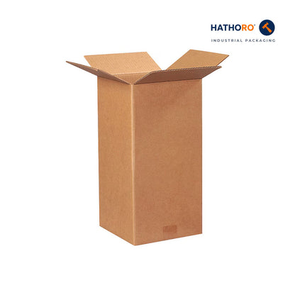 Hathoro 9 x 9 x 18 inch corrugated shipping box