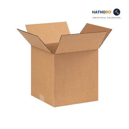 Hathoro 9 x 9 x 9 inch corrugated shipping box