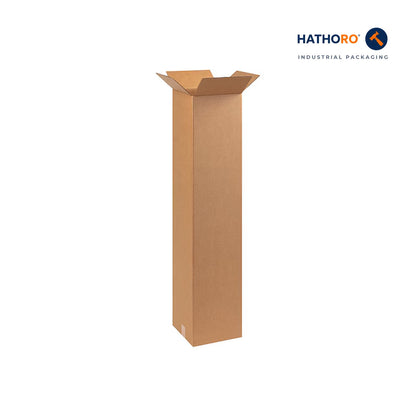 Hathoro 9 x 9 x 48 inch corrugated shipping box