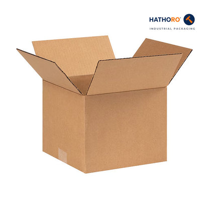 Hathoro 9 x 9 x 7 inch corrugated shipping box