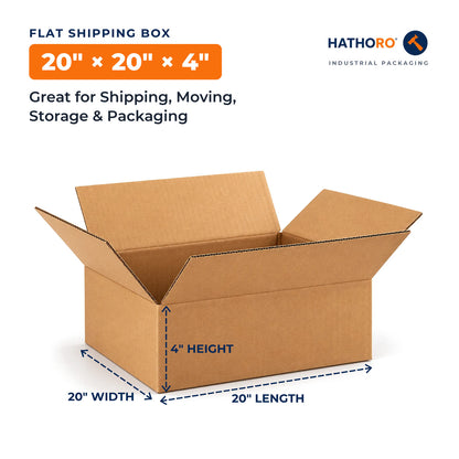 20 x 20 x 4 inch shipping box dimensions