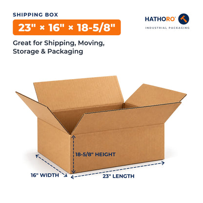 23 x 16 x 18-5/8 inch shipping box dimensions