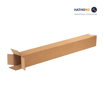 Hathoro 4 x 4 x 36 inch corrugated shipping box