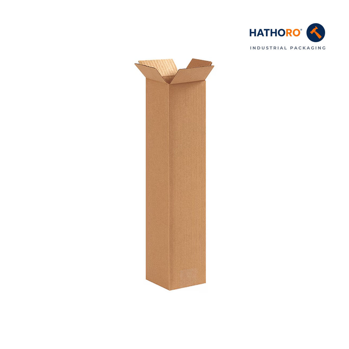 Hathoro 4 x 4 x 18 inch corrugated shipping box
