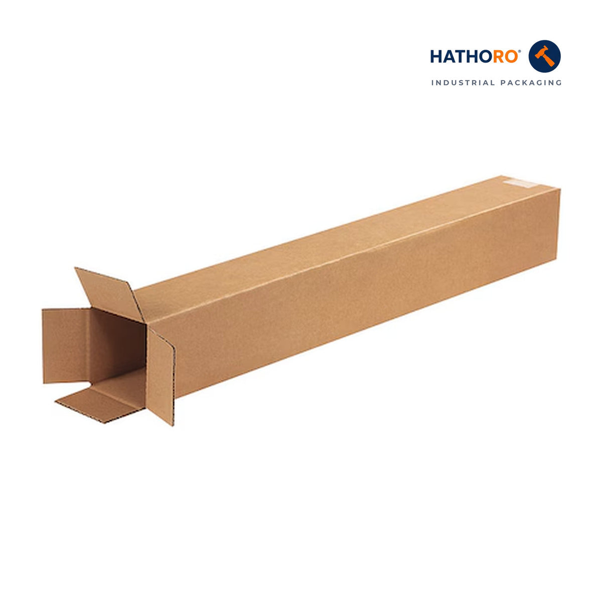 Hathoro 4 x 4 x 32 inch corrugated shipping box