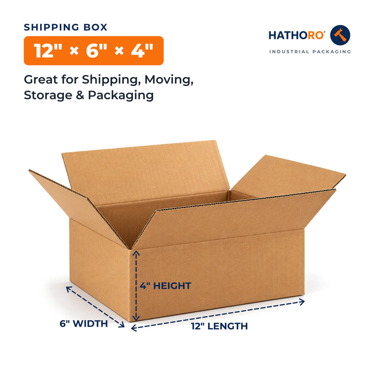 12 x 6 x 4 inch shipping box dimensions