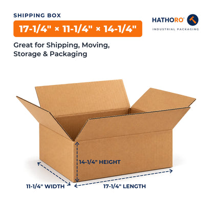 17-1/4 x 11-1/4 x 14-1/4 inch shipping box dimensions