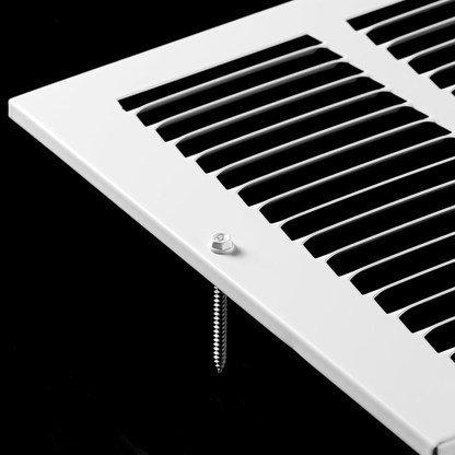 24"W x 8"H [Duct Opening Size] Steel Return Air Grille